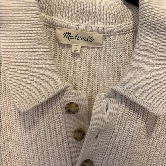 Madewell cream cotton sweater - Picture 6 of 6